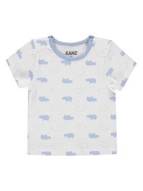 Kanz Kanz T-Shirt 2032681-0003 Biały Basic Fit