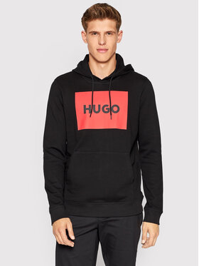 HUGO Hugo Pulóver Duratschi223 50473168 Fekete Regular Fit