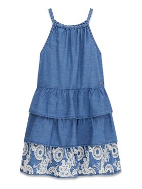 Guess Kids Guess Kids Každodenní šaty 182671 Modrá Classic Fit