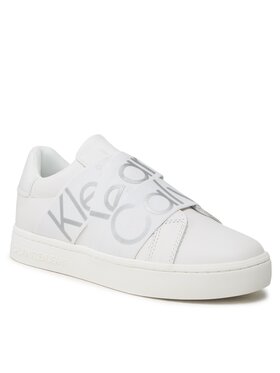 Calvin Klein Jeans Calvin Klein Jeans Sneakersy Classic Cupsole Elast Webbing YW0YW00911 Bílá