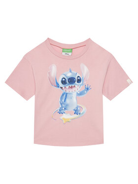 United Colors Of Benetton United Colors Of Benetton T-Shirt 35RYC10MV Różowy Boxy Fit