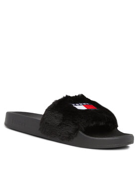 Tommy Jeans Tommy Jeans Ciabatte Tjw Fur Pool Slide EN0EN02410 Nero