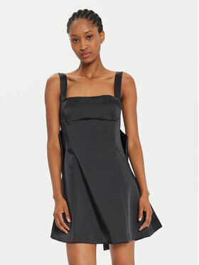 ViCOLO ViCOLO Rochie cocktail TS0319 Negru Slim Fit