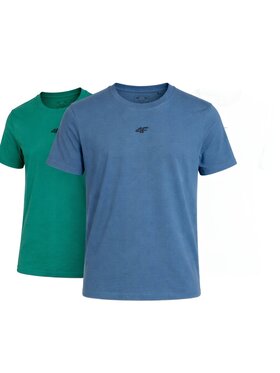 4F 4F T-Shirt Z-TTSHM3947-3-F Biały Regular Fit