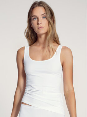 Calida Calida Koszulka piżamowa 12175 Biały Slim Fit