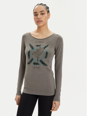 Brubeck Brubeck Treniņkrekls LS1415W Pelēks Slim Fit