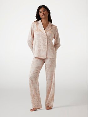 Guess Guess Piżama 175853 Różowy Classic Fit
