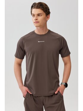 ROUGH RADICAL ROUGH RADICAL Koszulka techniczna PROOF TEE Brązowy Reglan Fit