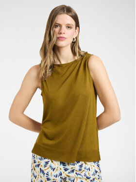 Elena Mirò Elena Mirò Top G095Z000616N025 Verde Regular Fit