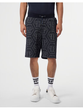 PHILIPP PLEIN PHILIPP PLEIN Szorty sportowe 29882 Granatowy Jogger Fit