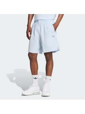 adidas adidas Szorty materiałowe 163192 Niebieski jasny Regular Fit