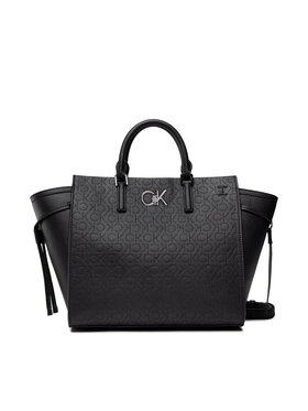 Calvin Klein Calvin Klein Kabelka Re-Lock Drawstring Tote Bag Perf K60K609126 Černá