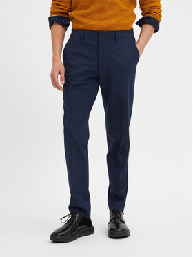 Selected Homme Selected Homme Pantalon en tissu 16085270 Bleu marine Slim Fit