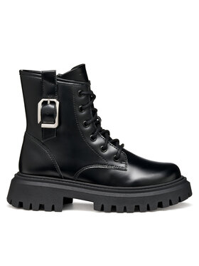 Geox Geox Botine J Maquinnens J56M6C 000CN C9999 S Negru