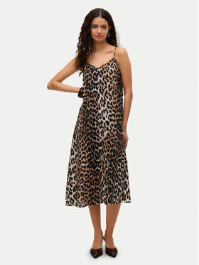 Vero Moda Vero Moda Sukienka letnia Josie 10303398 Écru Regular Fit