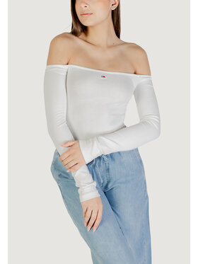 Tommy Jeans Tommy Jeans T-shirt TJW SLIM ESSENTIAL B Bianco Slim Fit