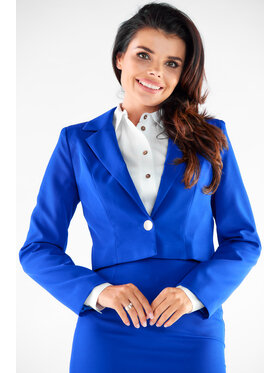 Awama Awama Giacca da abito A529 Blu Basic Fit