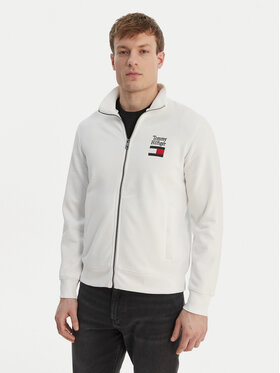 Tommy Hilfiger Tommy Hilfiger Суитшърт Embro MW0MW42466 Бял Regular Fit