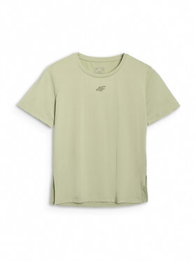 4F 4F Koszulka techniczna MULTI ACTIVE Zielony jasny Regular Fit
