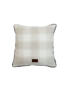 Sweet Living Sweet Living Poduszka Poduszka RIVERHEAD TARTAN BEIGE XL Beżowy
