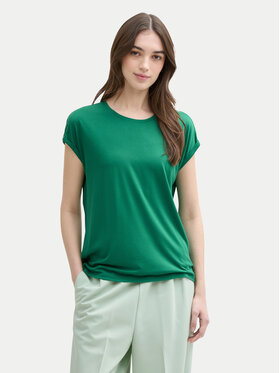 Tom Tailor Denim Tom Tailor Denim T-shirt 1030942 Zelena Regular Fit