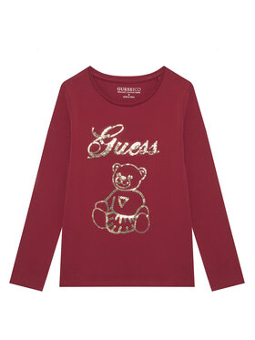 Guess Guess Blúz K5BI03 J1314 Piros Regular Fit