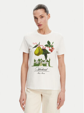 Weekend Max Mara Weekend Max Mara T-Shirt Teiera 2515971052 Biały Regular Fit