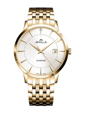 Appella Appella Zegarek L12003.1193DQ Złoty