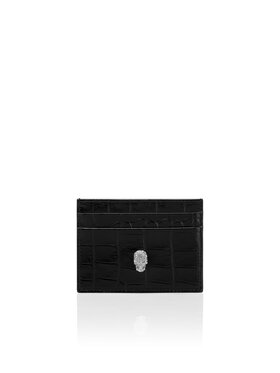PHILIPP PLEIN PHILIPP PLEIN Etui na karty kredytowe 26849 Czarny