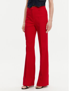 Morgan Morgan Pantaloni din material 251-PECO.F Roșu Bootcut Fit