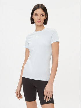 Puma Puma Tricou Classics 535610 Albastru celest Tight Fit