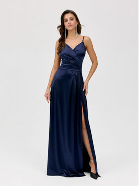 Roco Fashion Roco Fashion Sukienka wieczorowa Salma Granatowy Slim Fit