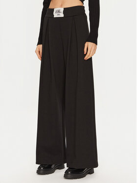 ViCOLO ViCOLO Pantaloni din material TS0378 Negru Regular Fit