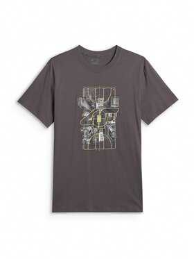 4F 4F T-Shirt CITY Szary Regular Fit