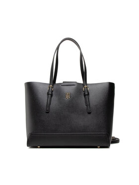 Tommy Hilfiger Tommy Hilfiger Borsetta Th Timeless Med Tote AW0AW12211 Nero