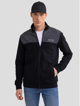BIG STAR BIG STAR Bluza JOE Czarny Basic Fit