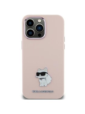 KARL LAGERFELD KARL LAGERFELD Etui na telefon iPhone 15 Plus Różowy