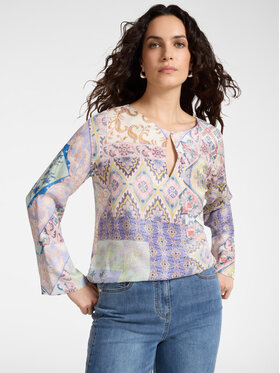 Elena Mirò Elena Mirò Bluzka 2161P100222N043 Fioletowy A-Line Fit