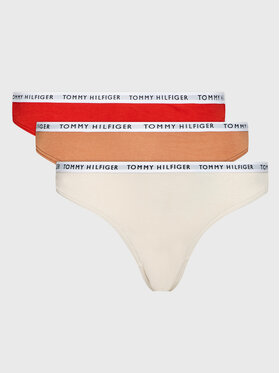 Tommy Hilfiger Tommy Hilfiger Súprava 3 kusov stringových nohavičiek UW0UW02829 Farebná