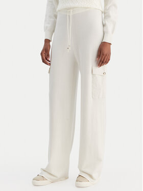 Liu Jo Liu Jo Pantaloni di tessuto TF5041 MS75L Écru Regular Fit