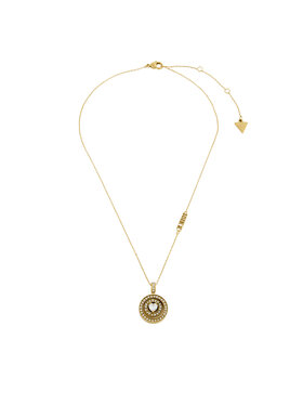 Guess Guess Naszyjnik JUBN04 658JW Złoty