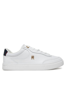 Tommy Hilfiger Tommy Hilfiger Sneakersy Essential Chic Court Sneaker FW0FW08579 Biały