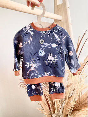 Jamiks Jamiks Tuta Robin JZF242 Blu scuro Regular Fit