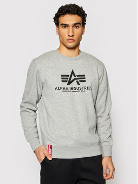 Alpha Industries Alpha Industries Mikina Basic Sweater 178302 Šedá Regular Fit