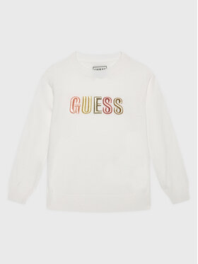 Guess Guess Džemper K3GR00 Z36I0 Bijela Regular Fit