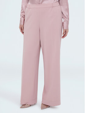 Fiorella Rubino Fiorella Rubino Pantaloni di tessuto P011L002301N006 Rosa Over Fit