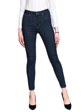 Lee Lee Jeansy SCARLETT ULTRA HI BO Niebieski Skinny Fit