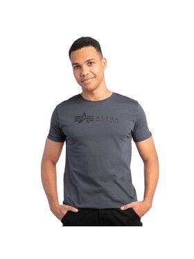 Alpha Industries Alpha Industries Tričko Alpha Label T 2 Pack 118534-412 Sivá Classic Fit