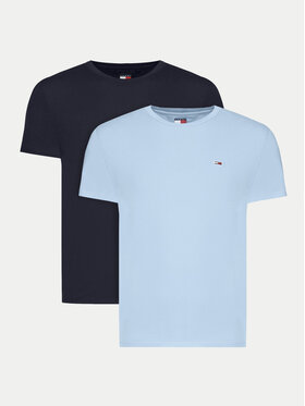 Tommy Jeans Tommy Jeans Komplet 2 t-shirtów DM0DM20687 Kolorowy Slim Fit