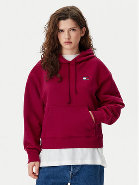 Tommy Jeans Tommy Jeans Sweatshirt Badge DW0DW19414 Rosa Boxy Fit